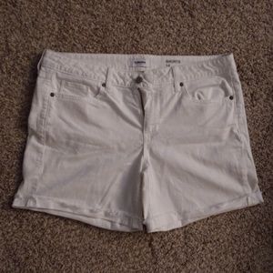 Sonoma Bright White Jean Shorts Size 14